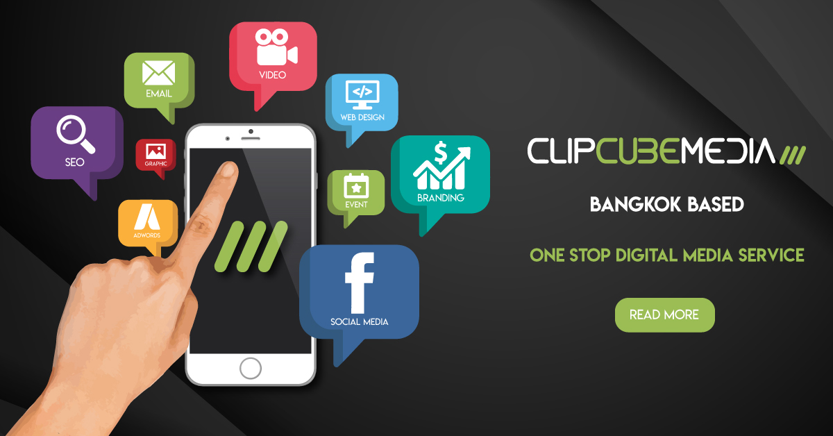 ClipCube Media One stop Digital Media Service - Our services in English and Thai